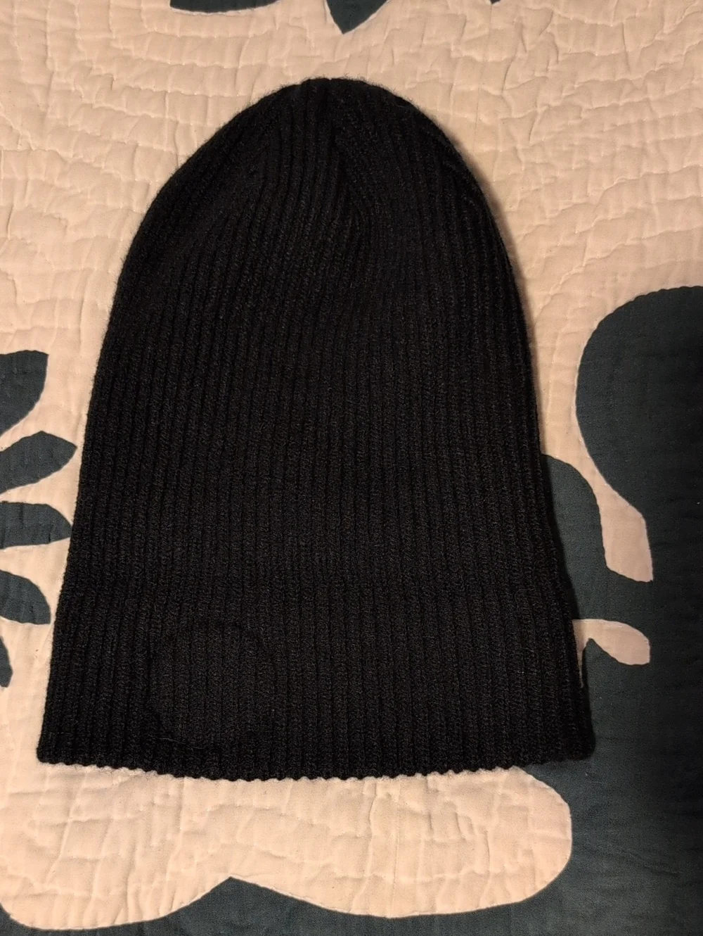Dolls Kill Black Ribbed Beanie with Daria Tag